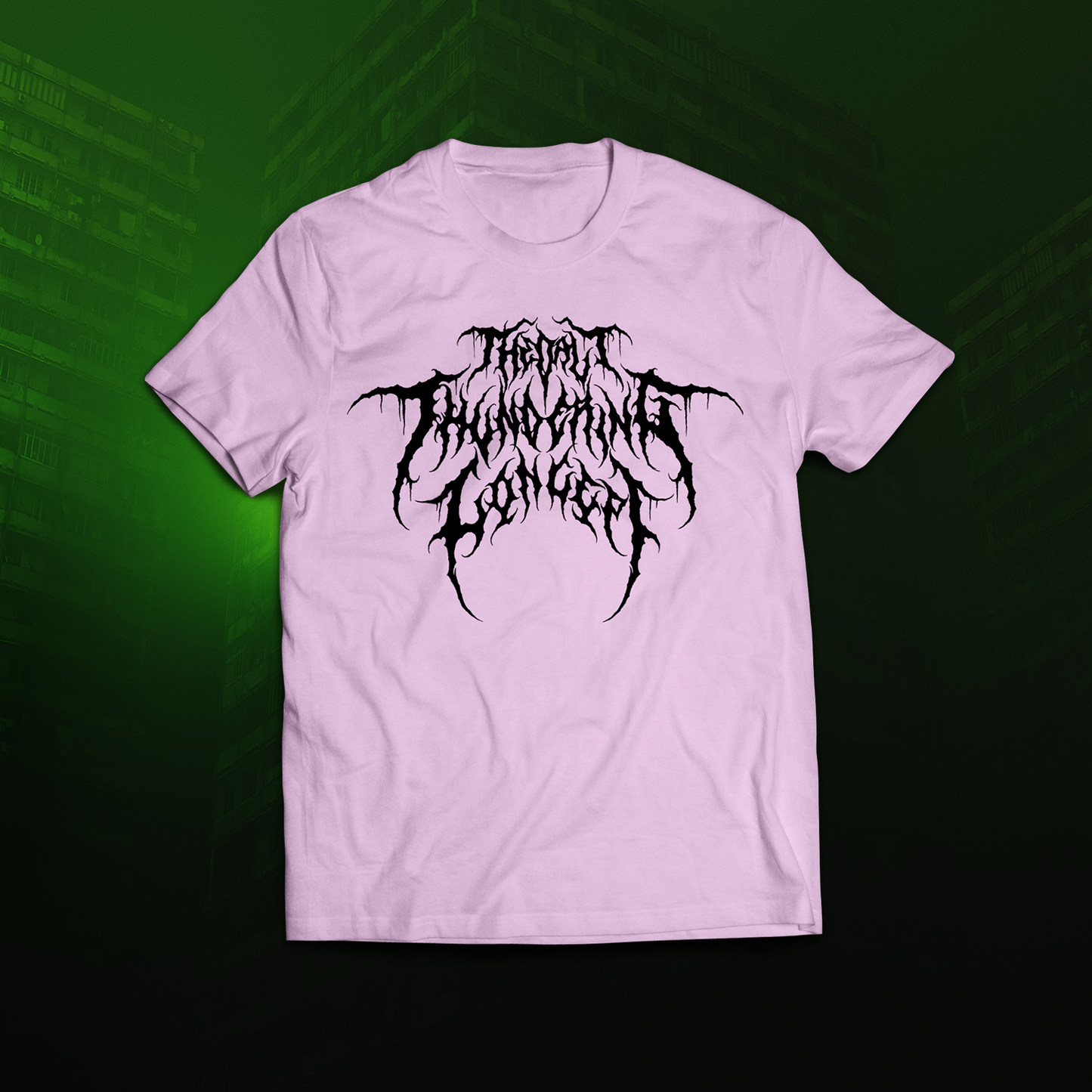 PINK 'DEATH METAL' TEE-SHIRT