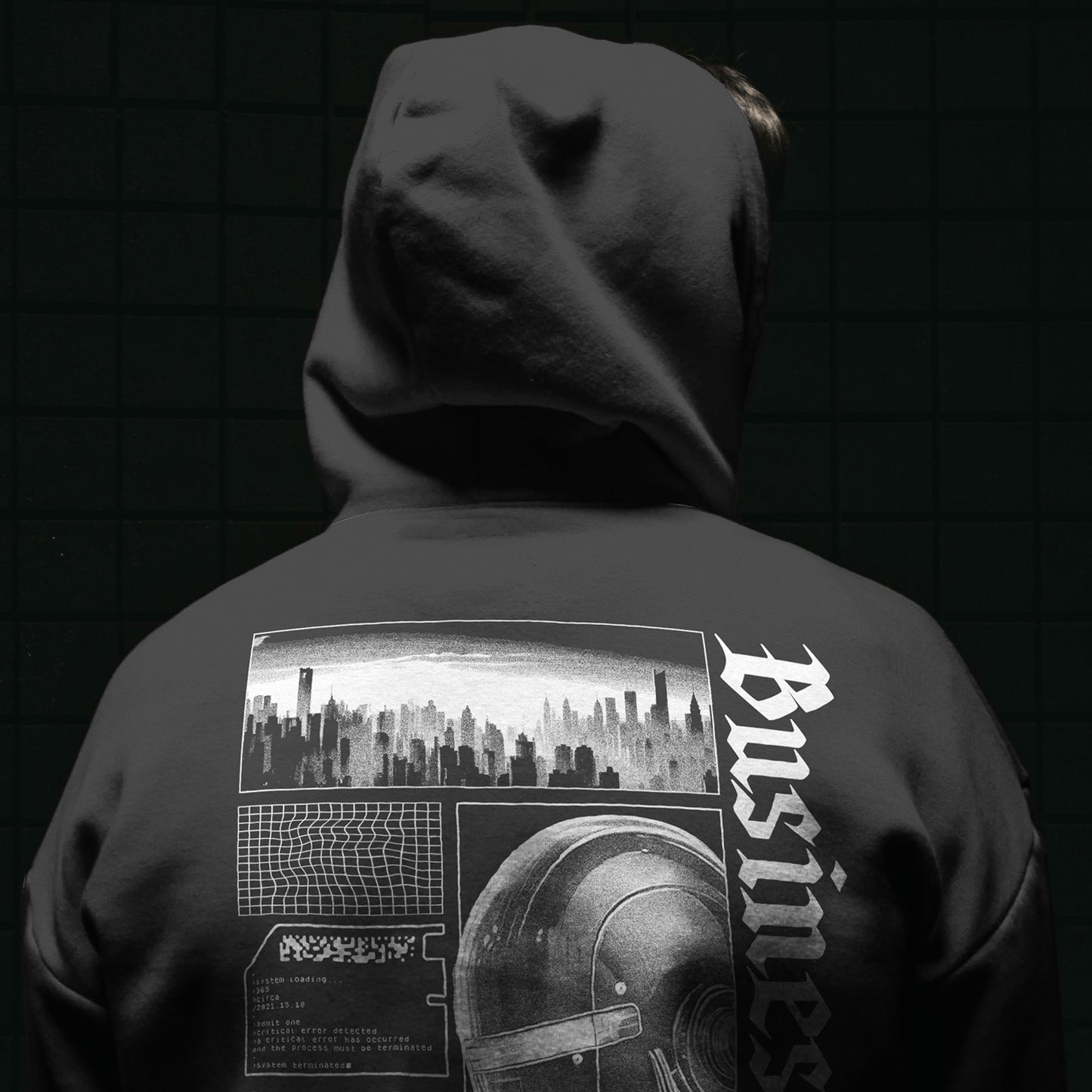 'BUSINESS AS USUAL' HOODIE