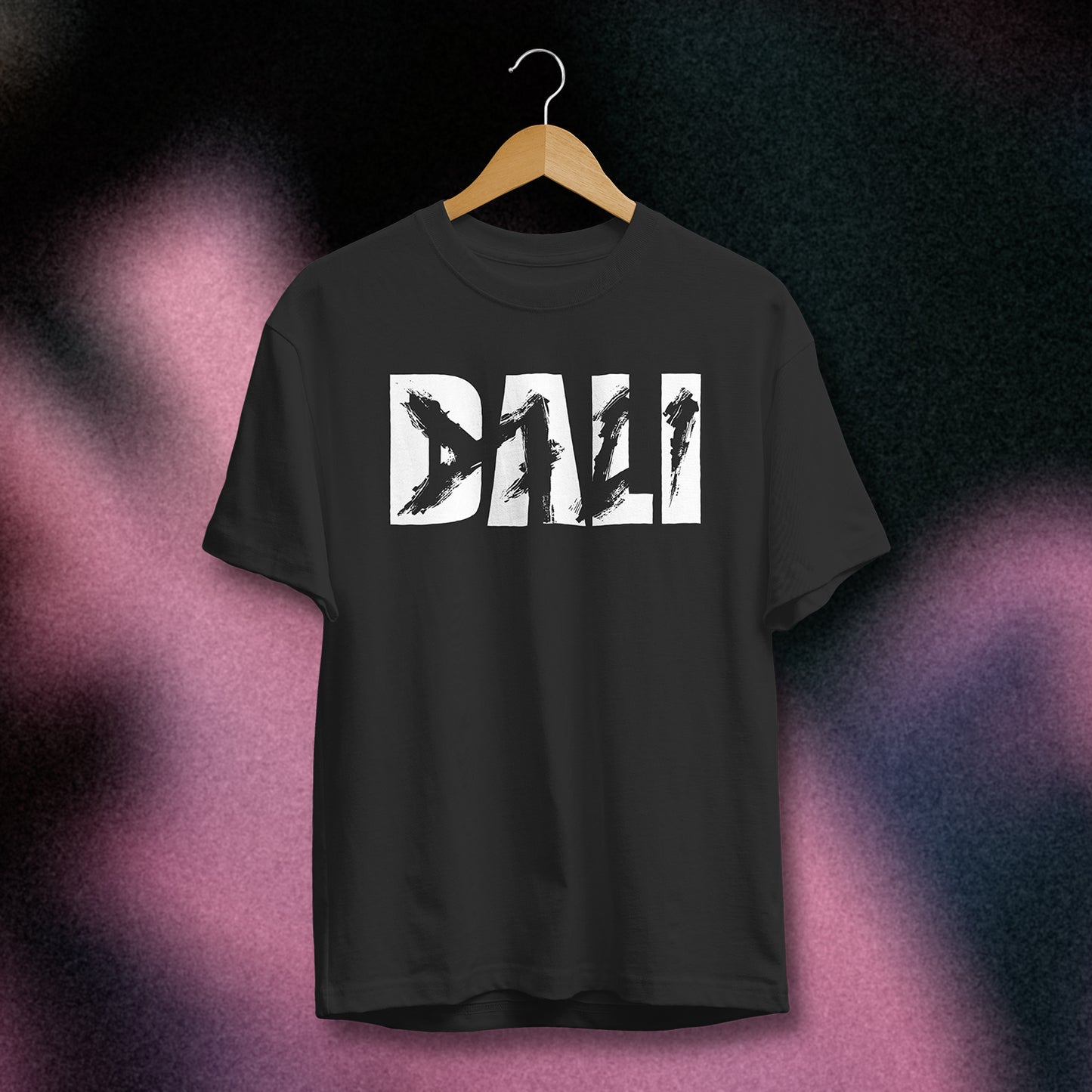 BLACK 'DALI' TEE-SHIRT