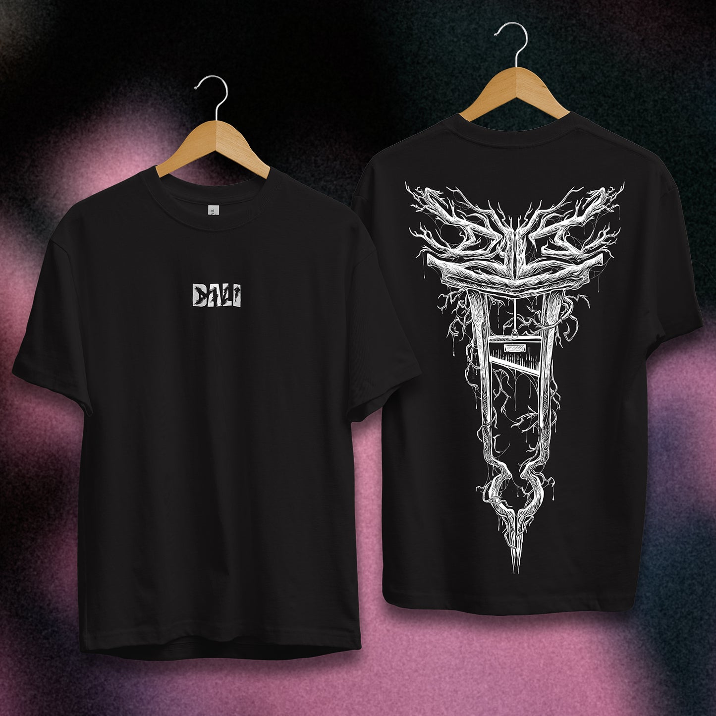 BLACK 'GUILLOTINE' TEE-SHIRT